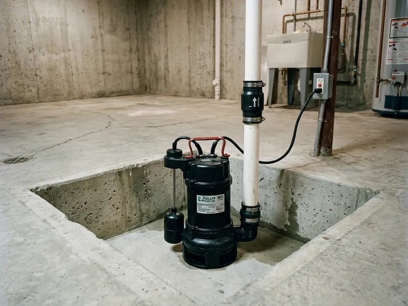 Sump Pump Installation Plumber in Danforth, ME